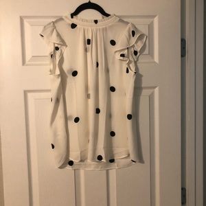 LOFT Polka Dot Shell Top - NWT!
